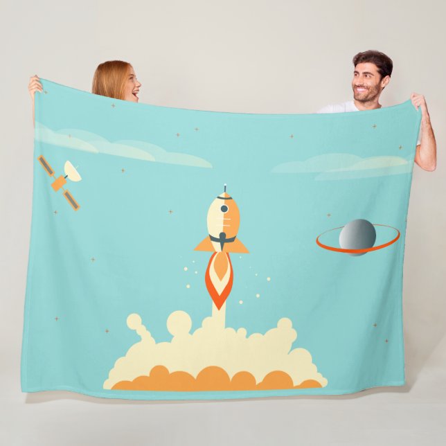 ABDL blanket I Rocket Ship blanket I Baby4life (In Situ)