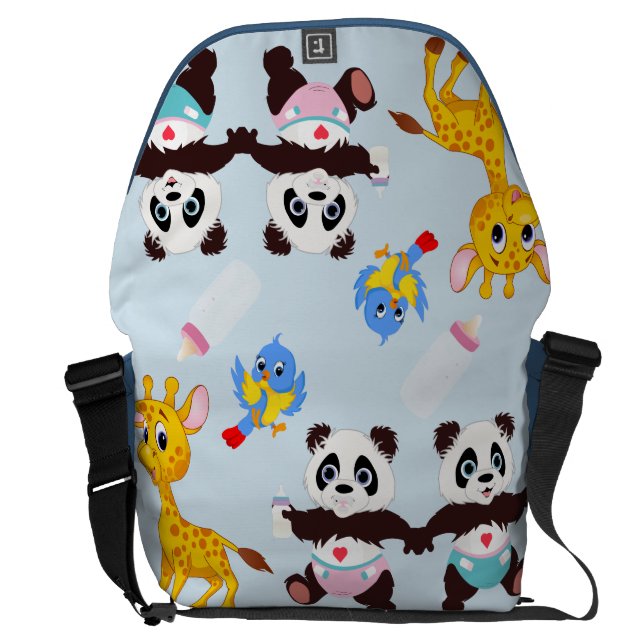 ABDL Diaper bag | Adult Baby Bag | B4L Commuter Bag (Back Open)
