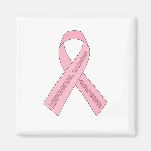 Abdominal Cancer Awareness Magnet (Front)