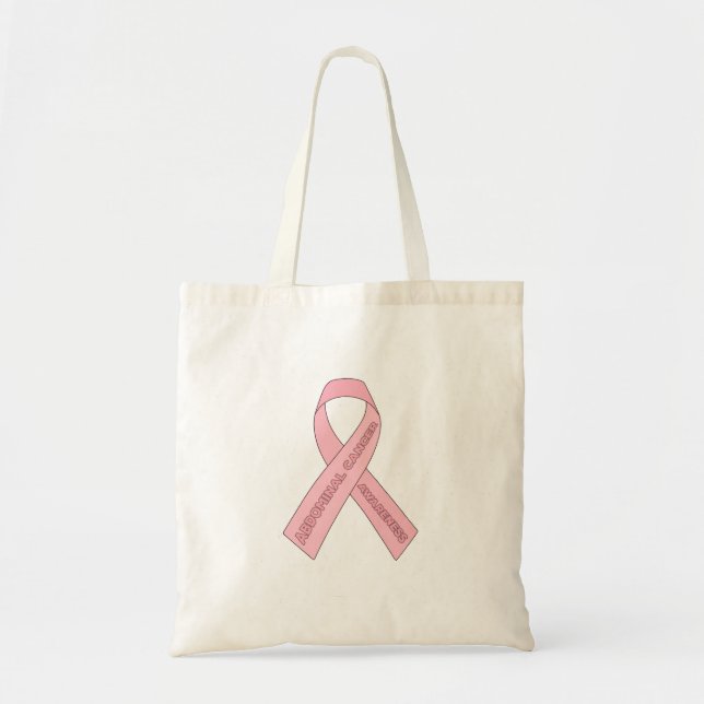 Abdominal Cancer Awareness Tote Bag (Front)