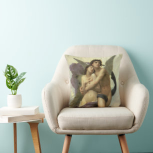 Abduction (aka Ravishment) of Psyche by Bouguereau Cushion