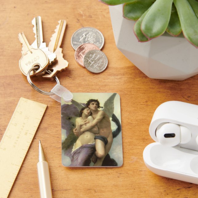 Abduction (aka Ravishment) of Psyche by Bouguereau Key Ring (Desk)