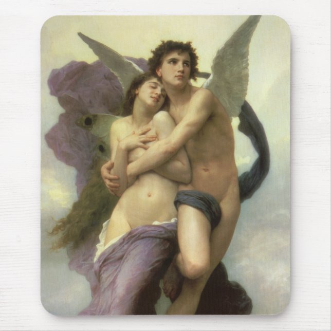 Abduction (aka Ravishment) of Psyche by Bouguereau Mouse Mat (Front)