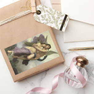 Abduction (aka Ravishment) of Psyche by Bouguereau Rectangular Sticker