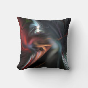 Abduction Muted Colours Fractal 2 Cushion