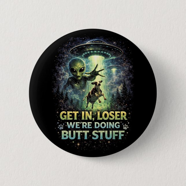 Abduction Night 6 Cm Round Badge (Front)