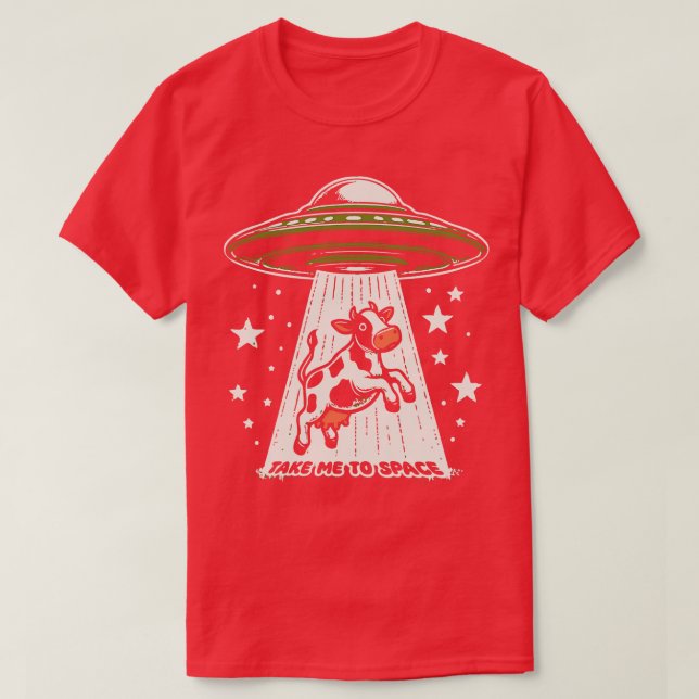 Abduction Of Cow T-Shirt (Design Front)