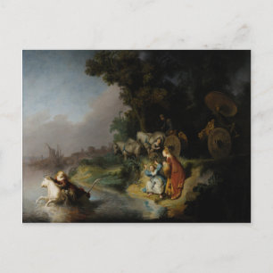 Abduction of Europa by Rembrandt Postcard