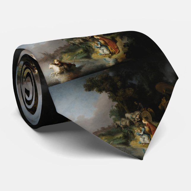 Abduction of Europa by Rembrandt Tie (Rolled)