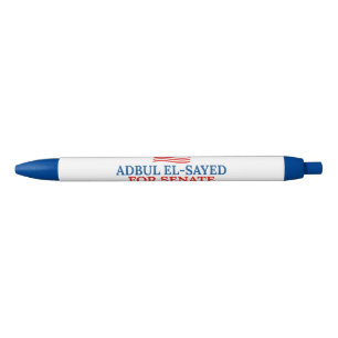 Abdul El-Sayed for Senate Michigan 2026 Election Black Ink Pen
