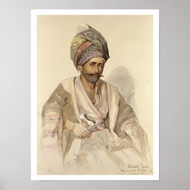 Abdullah - Kurd from Bitlis, 1852 Poster (Front)