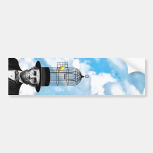 Abe Canary Bumper Sticker