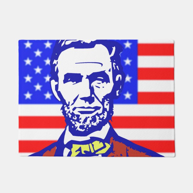 ABE LINCOLN 3  DOORMAT (Front)