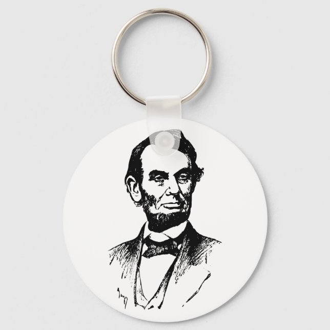 ABE LINCOLN (3) KEY RING (Front)