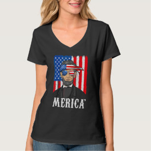 Abe Lincoln 4th Of July Mens 4th Of July T-Shirt