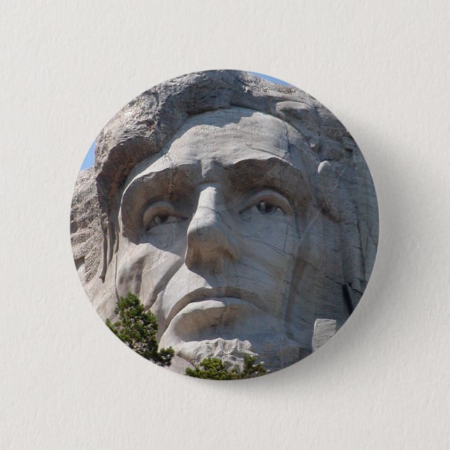 Abe Lincoln 6 Cm Round Badge (Front)