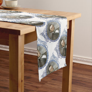 Abe Lincoln American President Vintage Portrait US Long Table Runner