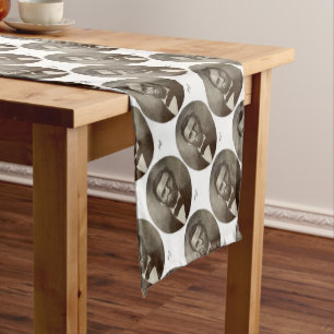 Abe Lincoln American President Vintage Portrait US Short Table Runner