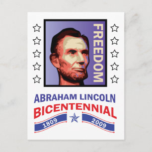 Abe Lincoln - Bicentennial Seal Postcard