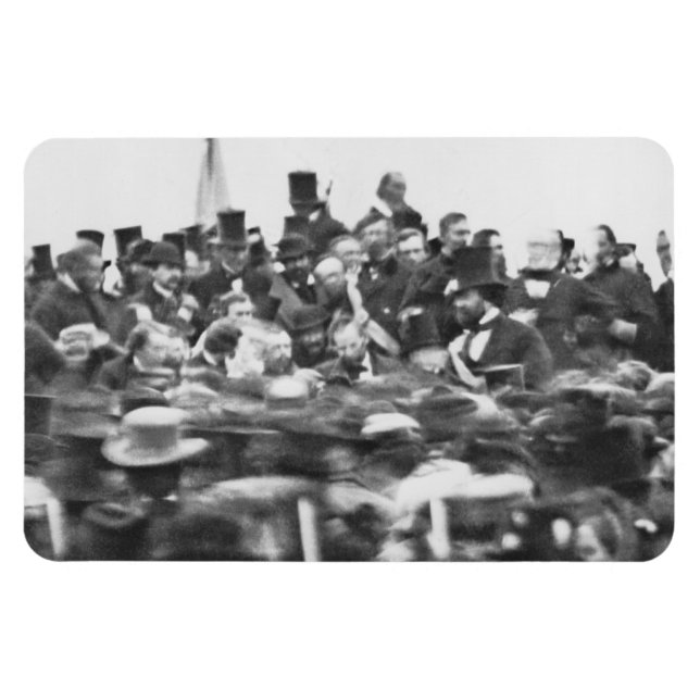 Abe Lincoln Gettysburg Address: End of Civil War Magnet (Horizontal)