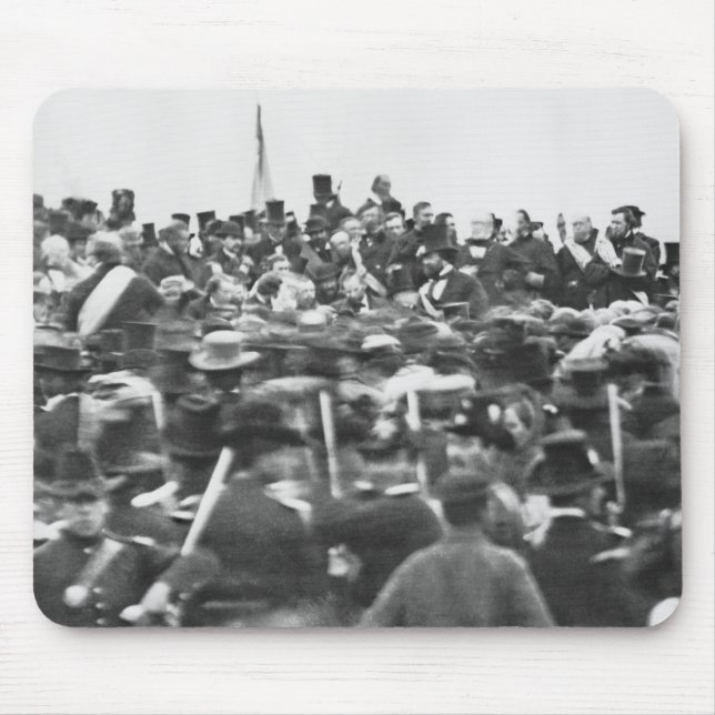 Abe Lincoln Gettysburg Address: End of Civil War Mouse Mat (Front)