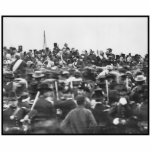 Abe Lincoln Gettysburg Address: End of Civil War Standing Photo Sculpture<br><div class="desc">Abraham Lincoln was an American statesman and lawyer who served as the 16th president of the United States from March 1861 until his assassination in April 1865. Lincoln led the nation through the American Civil War, its bloodiest war and its greatest moral, constitutional, and political crisis. At the end of...</div>