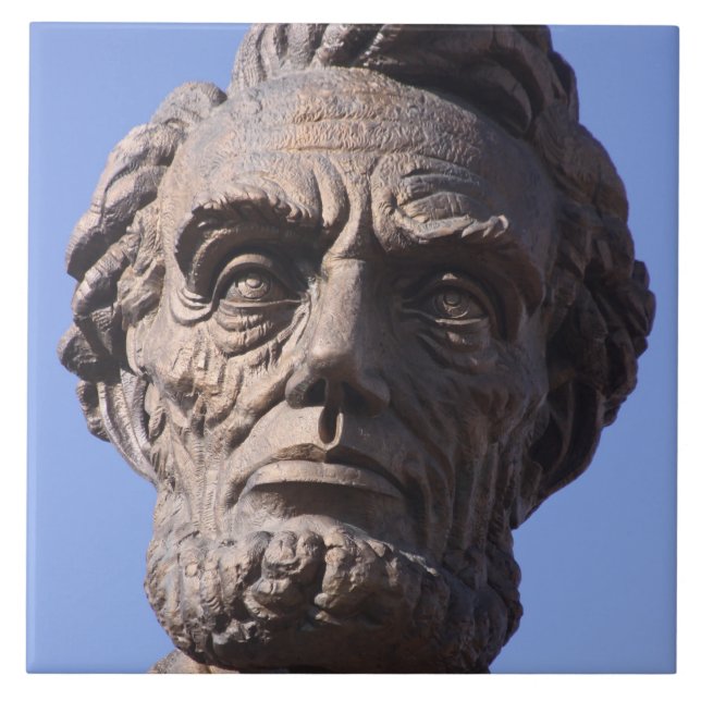 Abe Lincoln Memorial Monument in Wyoming Tile (Front)