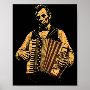Abe Lincoln Musigovernment Agencyn 4th Of July Poster
