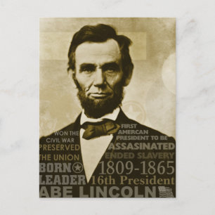 Abe Lincoln Postcard