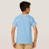 Abe Lincoln Riding A T-Rex Kids T-Shirt (Back Full)