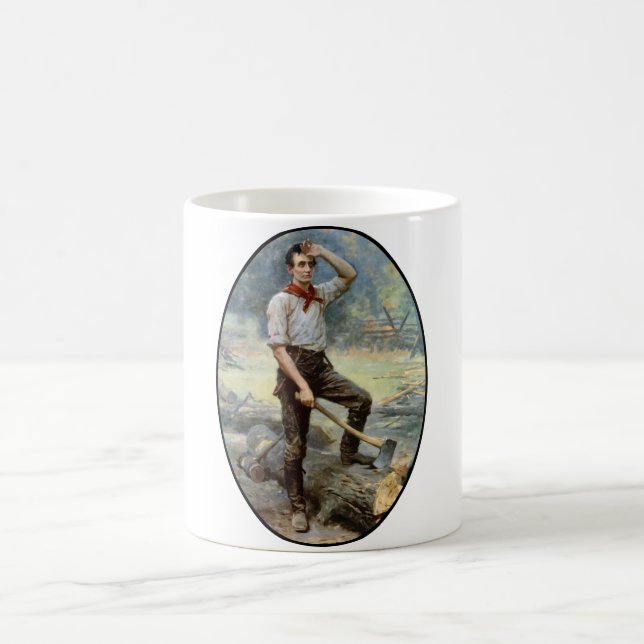 Abe Lincoln -- The Rail Splitter Coffee Mug (Center)