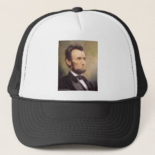 Abe Lincoln "Wiser" Quote Gifts Tees Cards Etc Trucker Hat