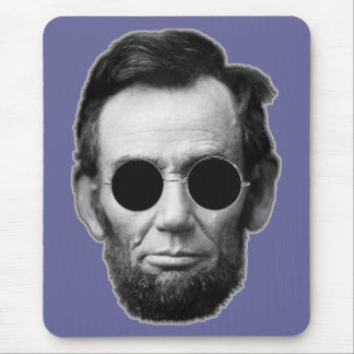 Abe Linoln and Cheap Sunglasses Mouse Mat