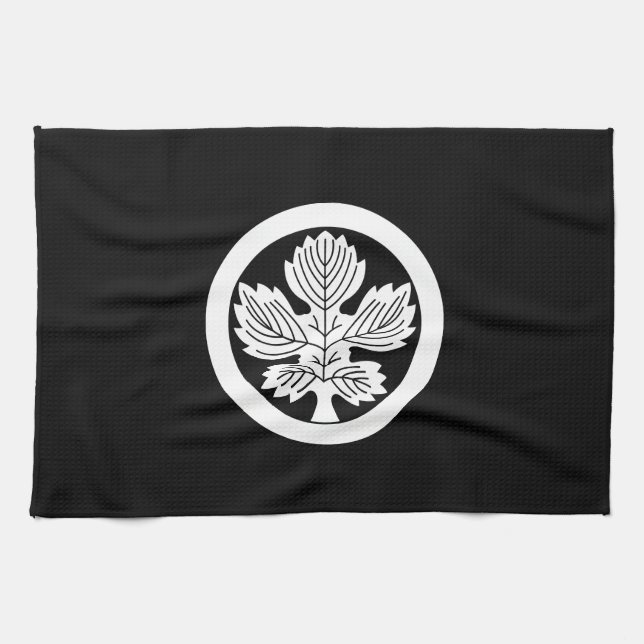Abe no Kaji no Ha Tea Towel (Horizontal)