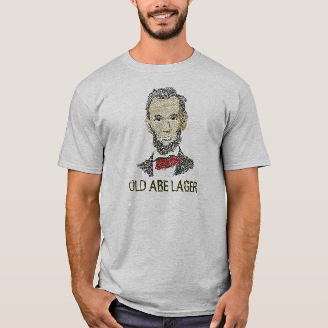 ABE, OLD ABE LAGER T-Shirt (Front)