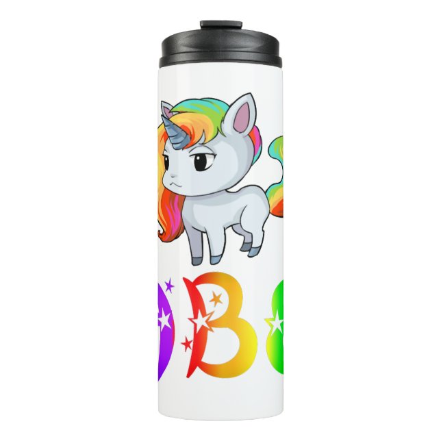 Abe Unicorn Thermal Tumbler (Front)