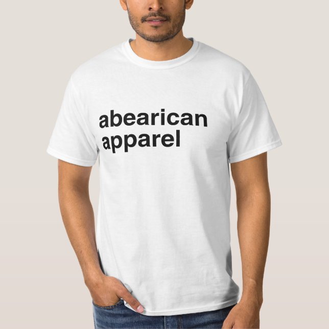 Abearican Apparel T-Shirt (Front)