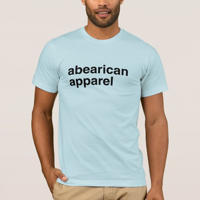 Abearican Apparel T-Shirt (Front)