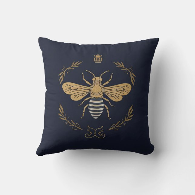 Abeille Royale Throw Cushion - Abe 003 (Back)