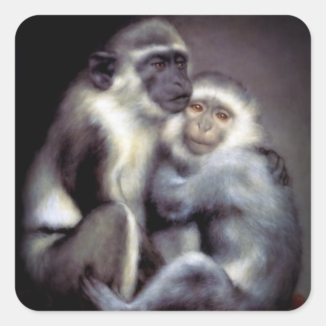 Abelard and Heloise Square Sticker (Front)