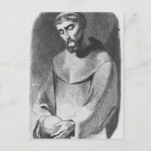 Abelard as monk at Saint-Gildas-de-Rhuys Postcard