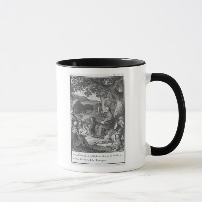 Abelard lecturing in the deserted Champagne Mug (Right)