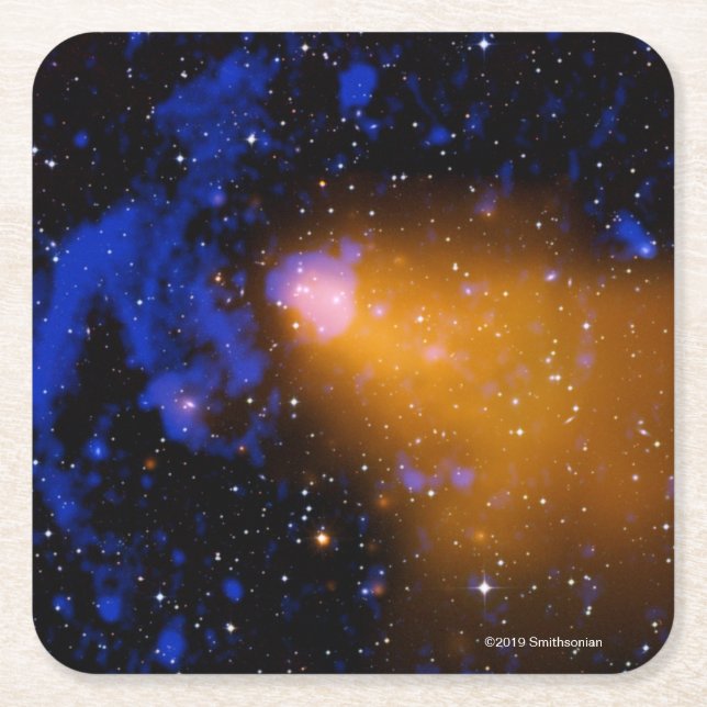 Abell 3376 square paper coaster (Front)