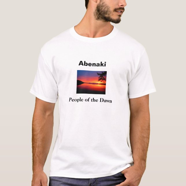 Abenaki - People of the Dawn: T-Shirt (Front)