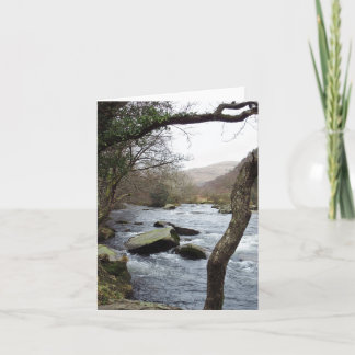 Aber Glaslyn Pass, Wales: Bible text card