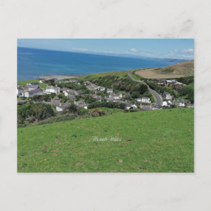 Aberath, village in Wales, Postcard