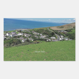 Aberath, village in Wales, Rectangular Sticker