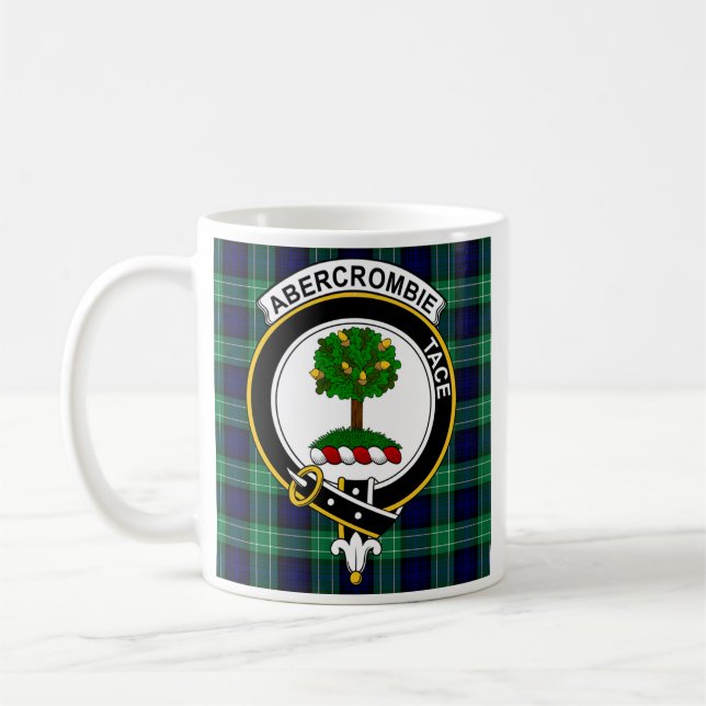 Abercrombie Clan Badge Coffee Mug - size 11oz (Left)
