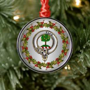 Abercrombie Clan Badge Metal Tree Decoration
