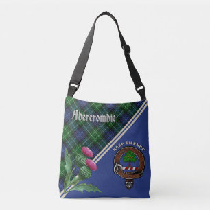 Abercrombie Clan Badge & Tartan  Crossbody Bag